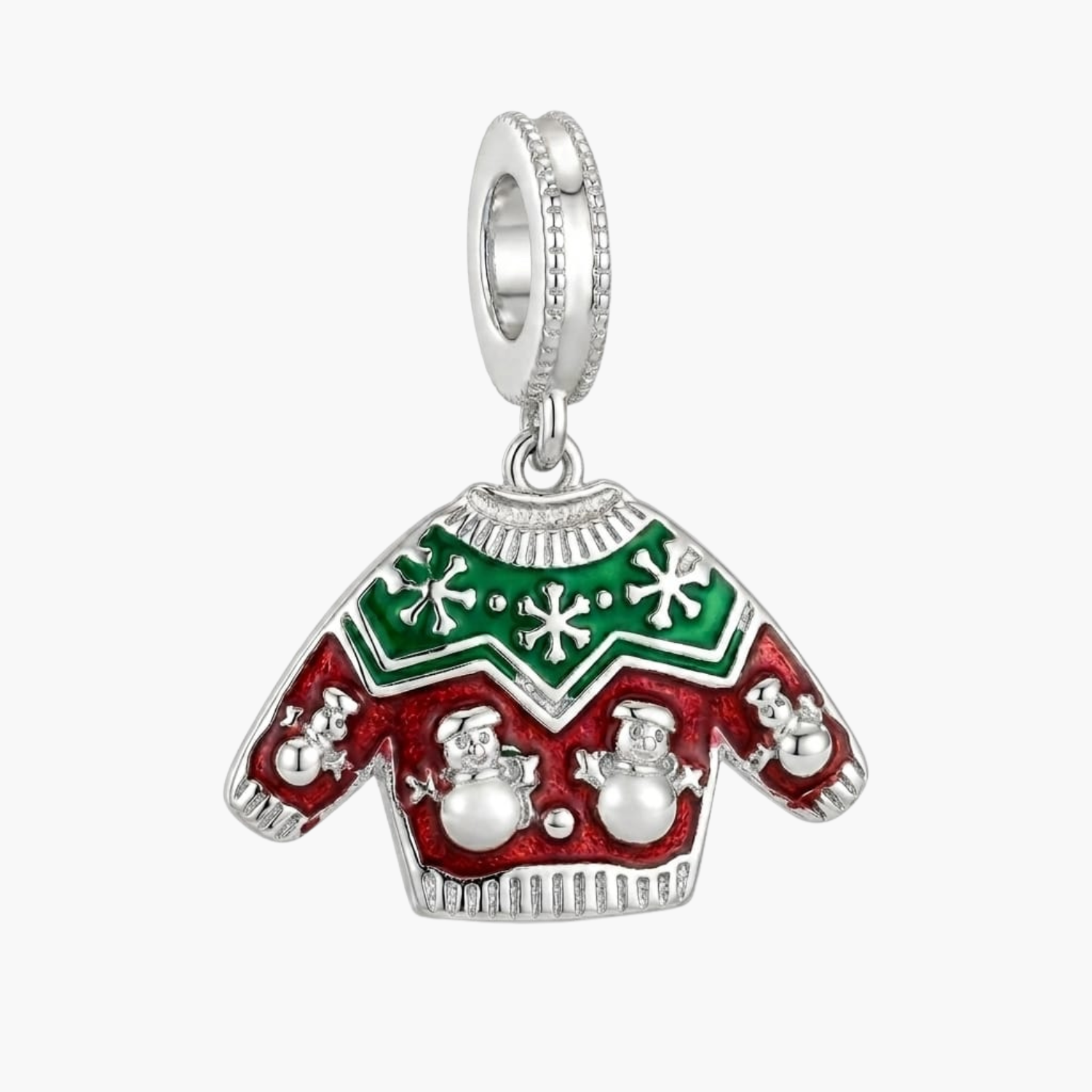 Silver Winter Wonderland Sweater Charm Main image