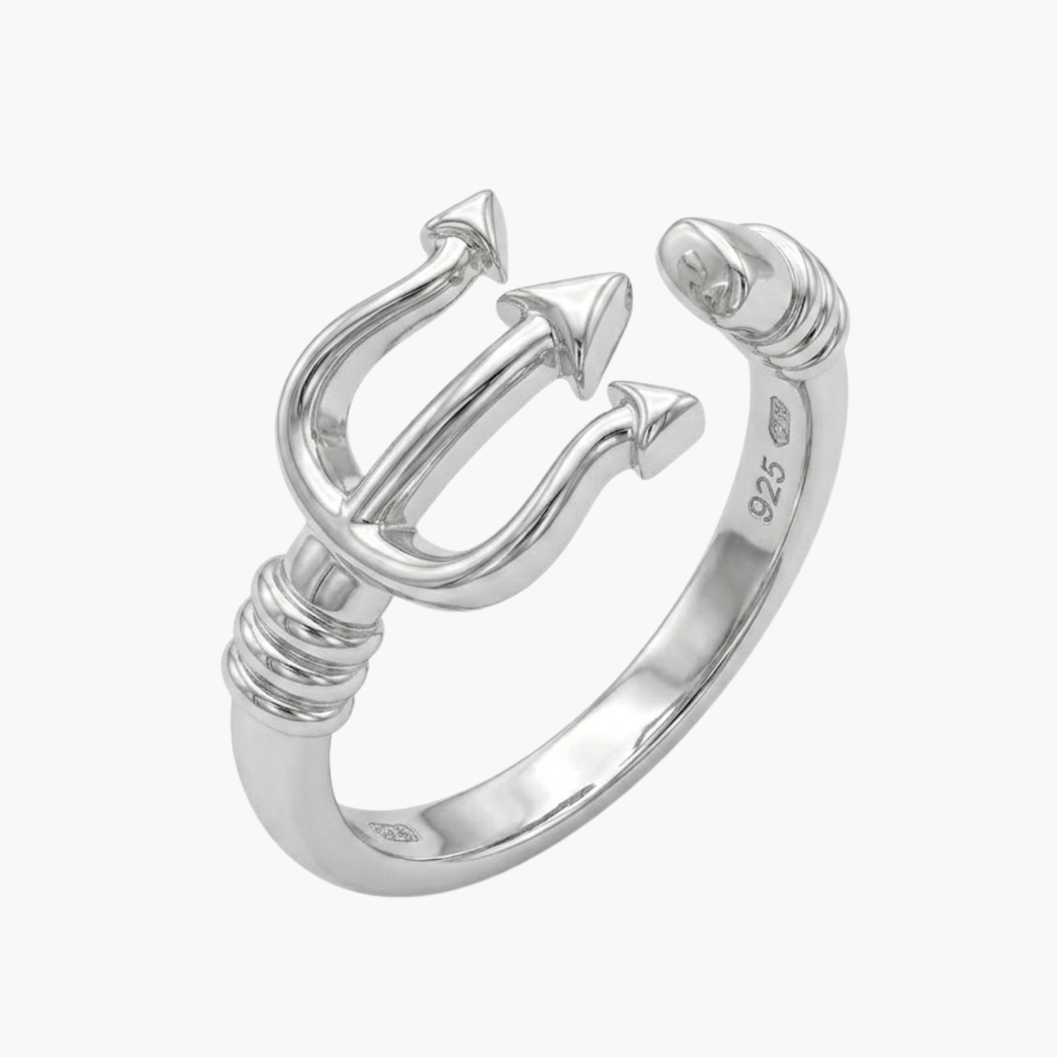 Silver Trident Ring Main image