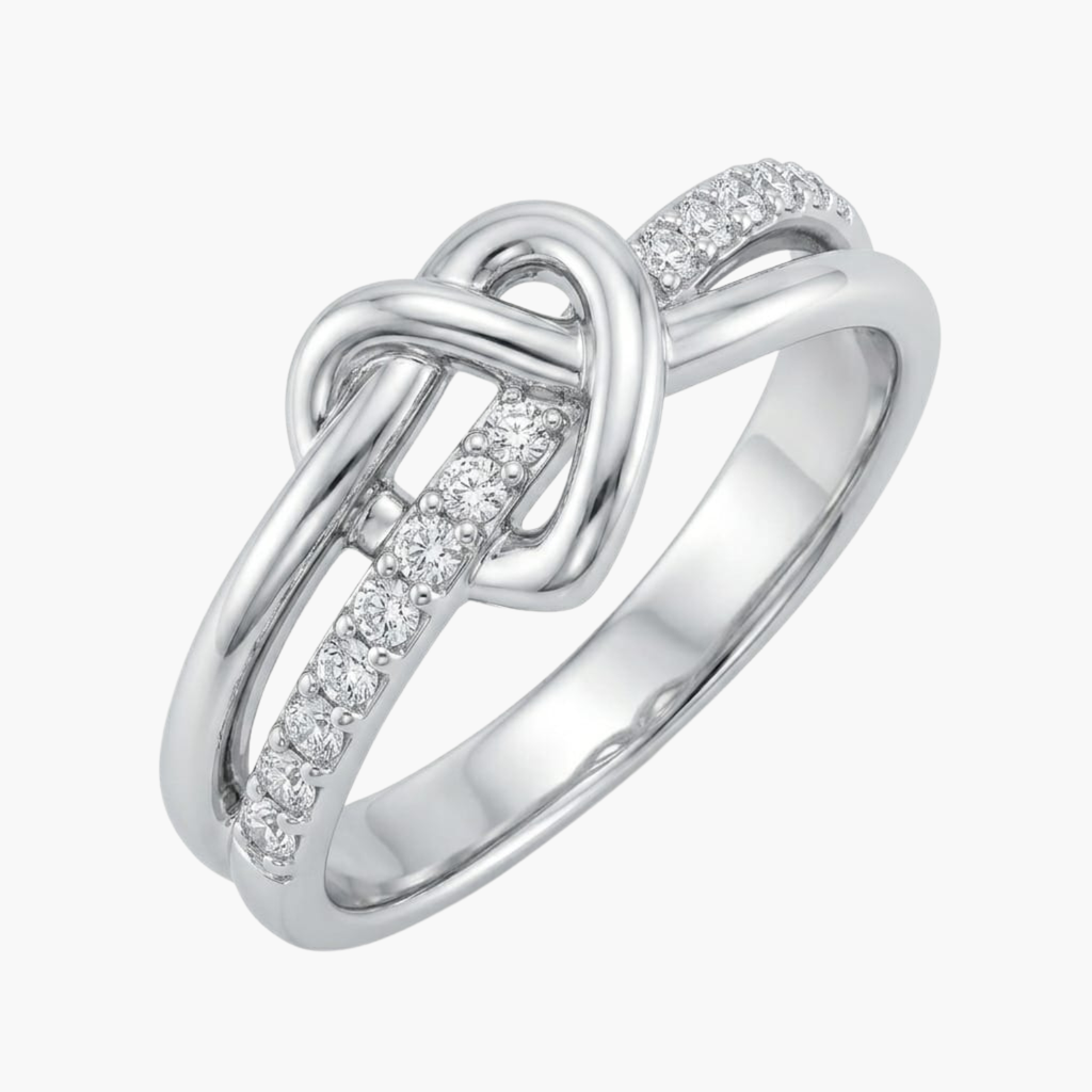 Silver Eternal Knot Ring