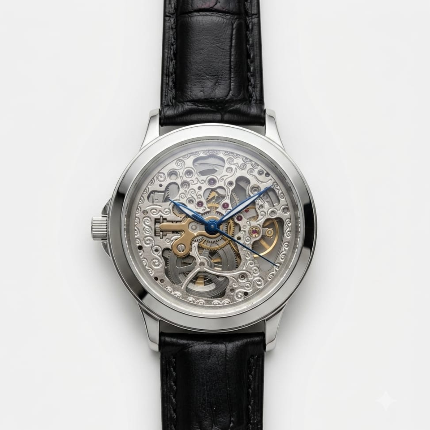 Silver Skeletal Automatic Watch Main image