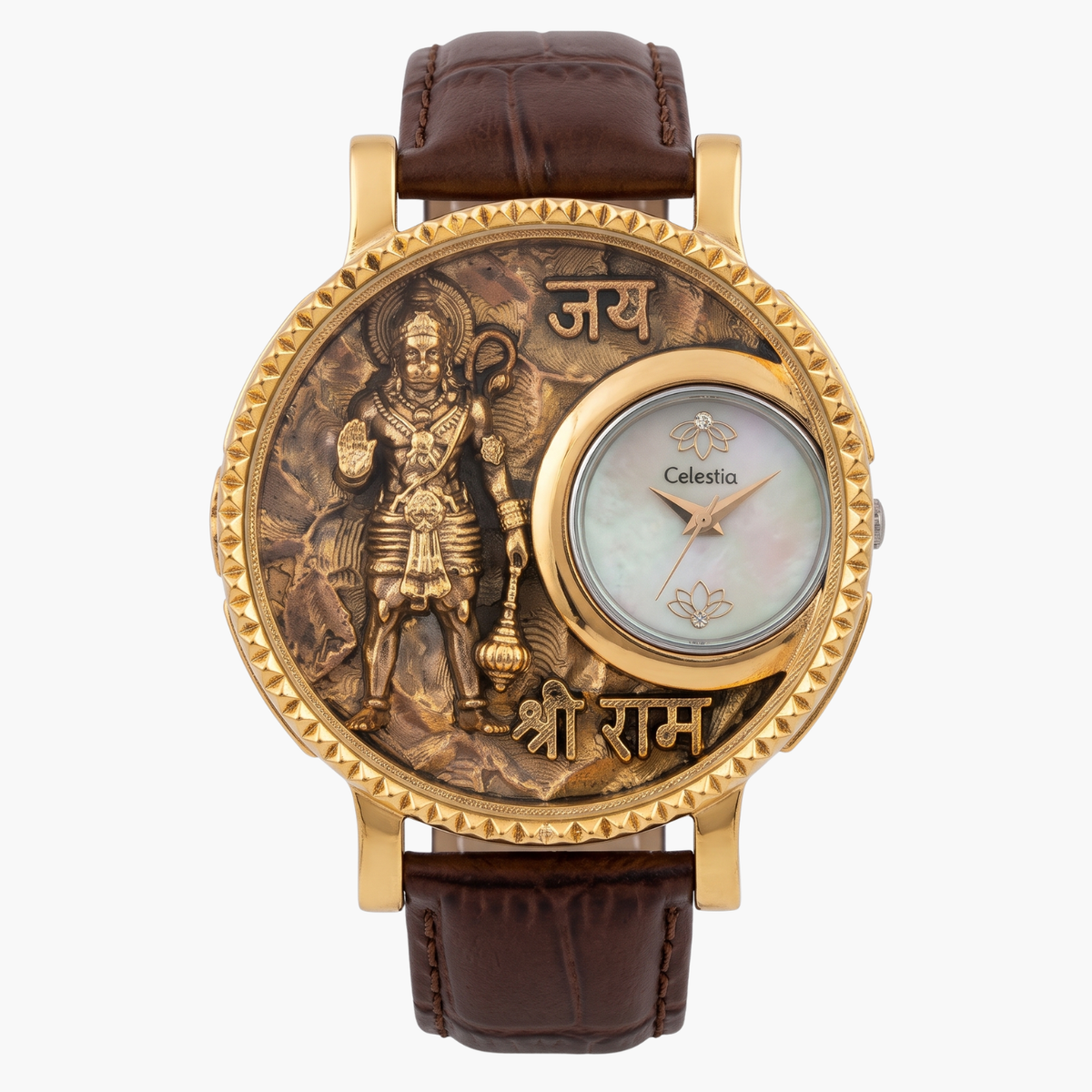 Silver Mahaveer Hanuman Signature Watch