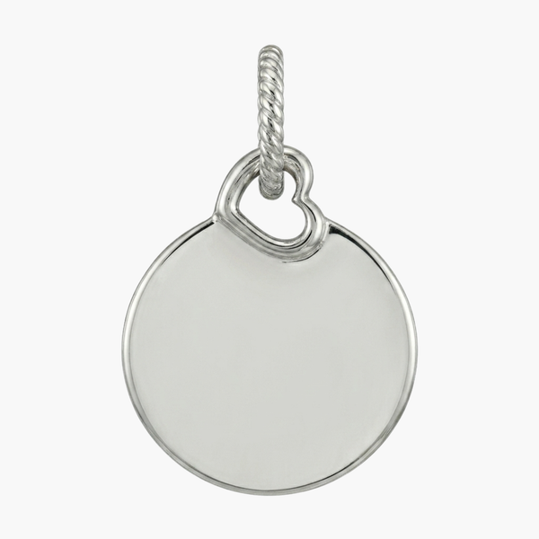 Silver Customized Medallion Charm