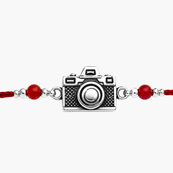 Silver Camera Rakhi