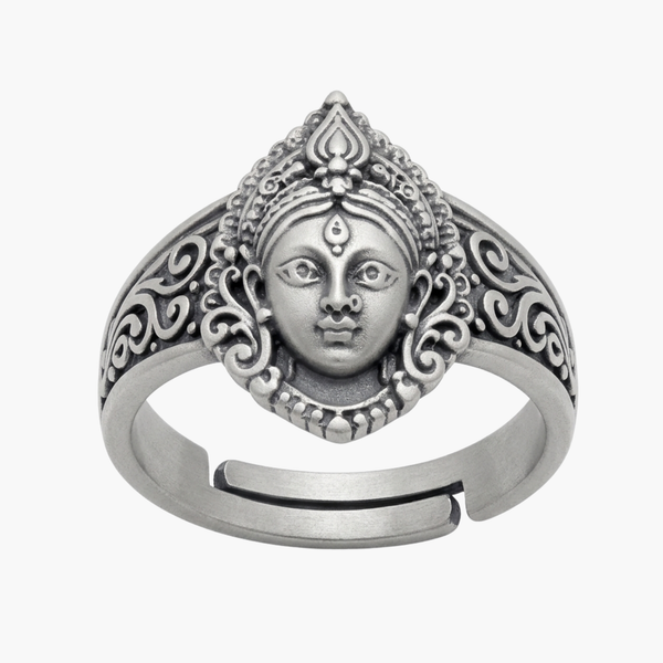 Silver Maa Durga Mahashakti Ring