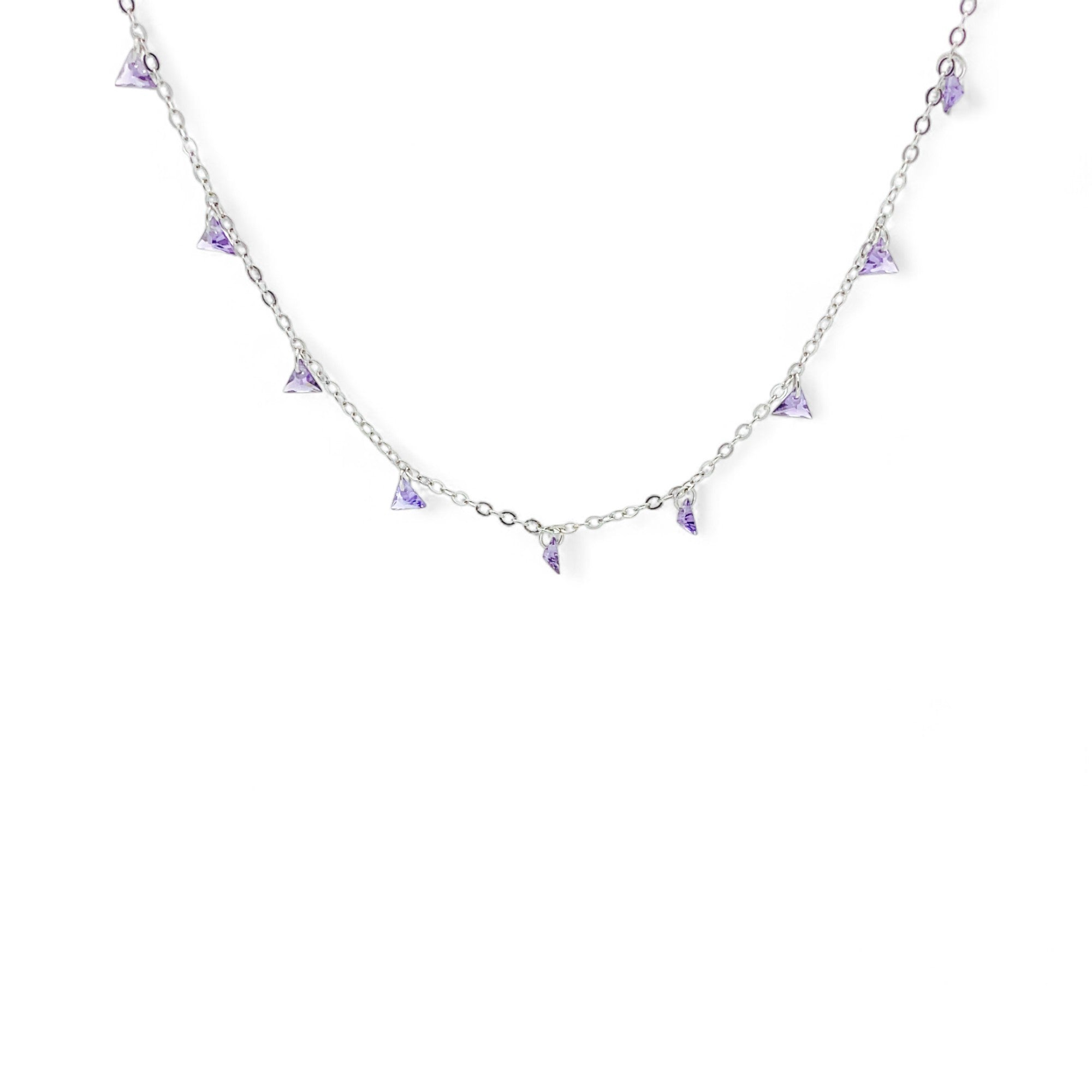 Sylvory 925 Sterling Silver Lavender Dream Necklace