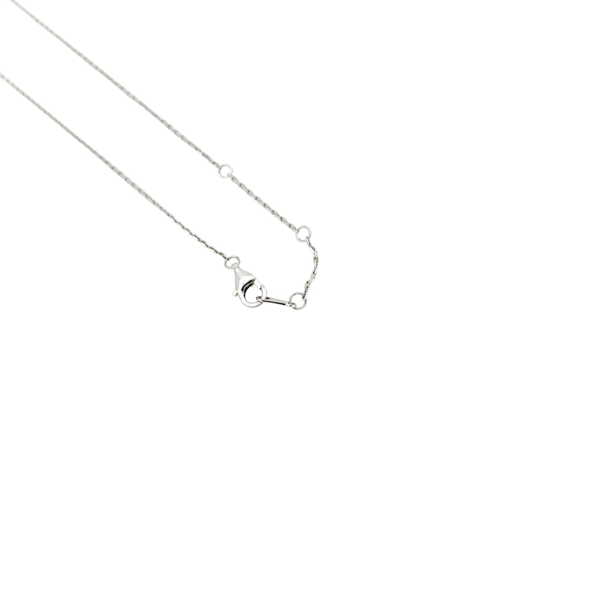 Sylvory 925 Sterling Silver Clover Magnet Necklace