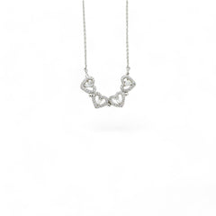 Sylvory 925 Sterling Silver Clover Magnet Necklace