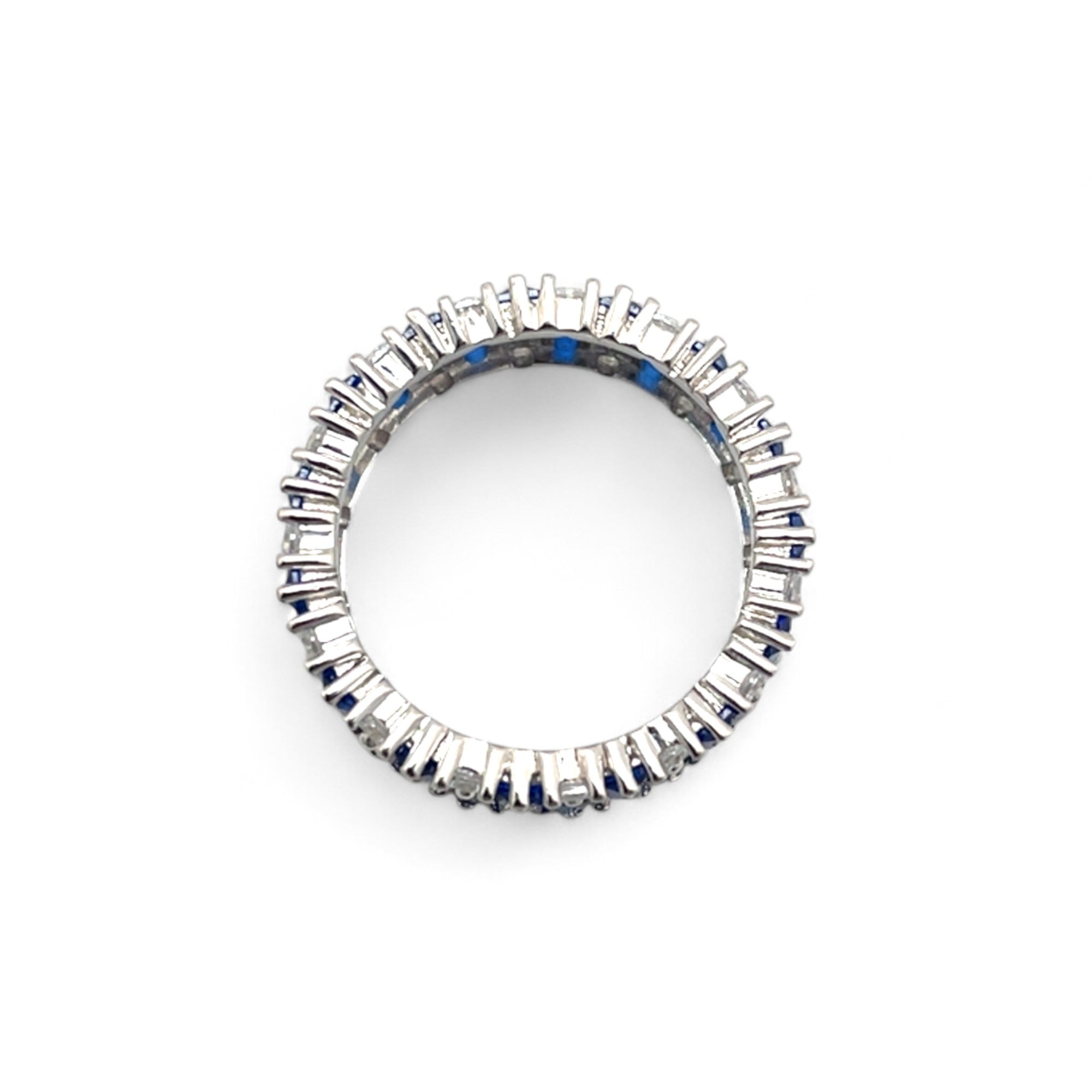 Sylvory 925 Sterling Silver Blue Horizon Ring