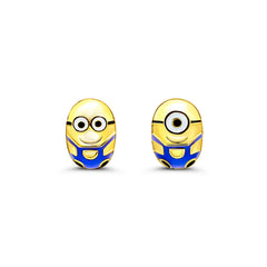 Sylvory 925 Sterling Silver Stuart and Bob Minion Studs