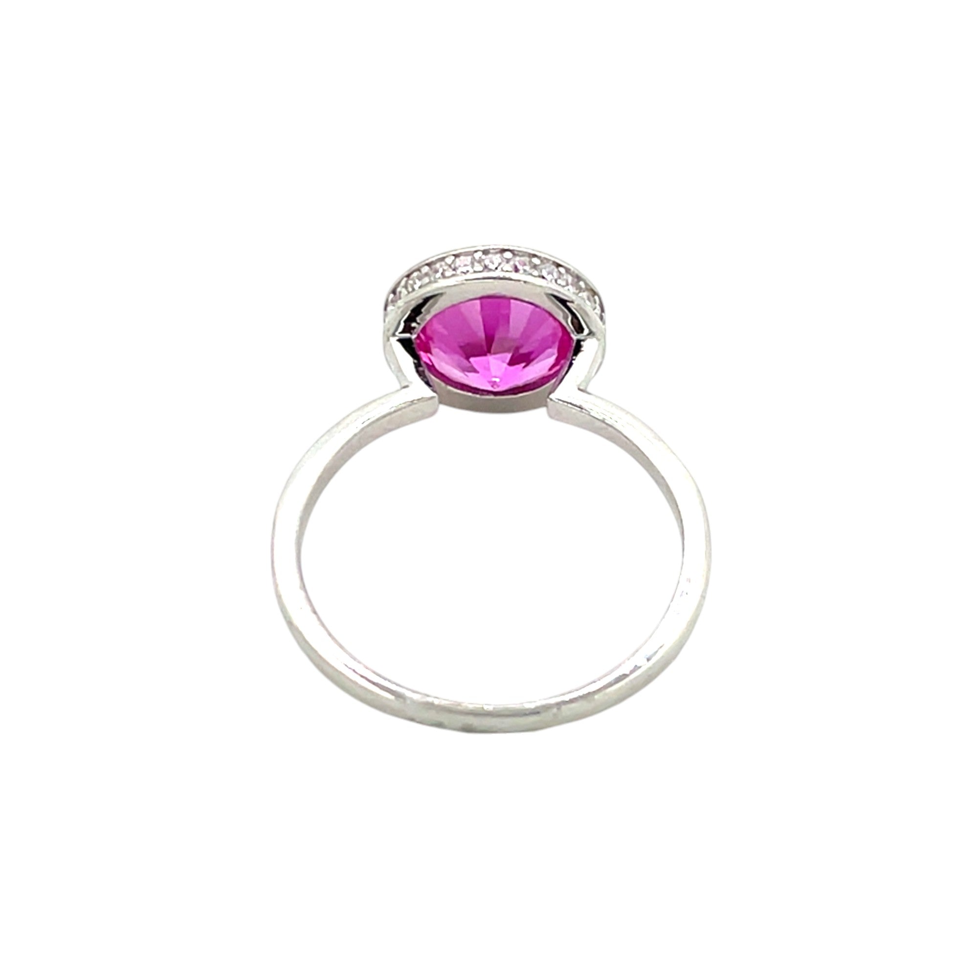 Sylvory 925 Sterling Silver Crimson Stone Ring