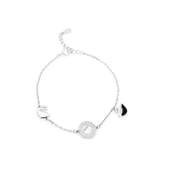 Sylvory 925 Sterling Silver Swan Serenity Bracelet