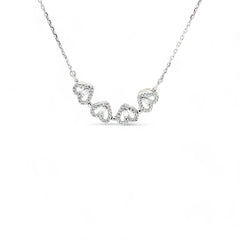 Sylvory 925 Sterling Silver Clover Magnet Necklace