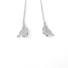 Sylvory 925 Sterling Silver Butterfly Magnet Necklace