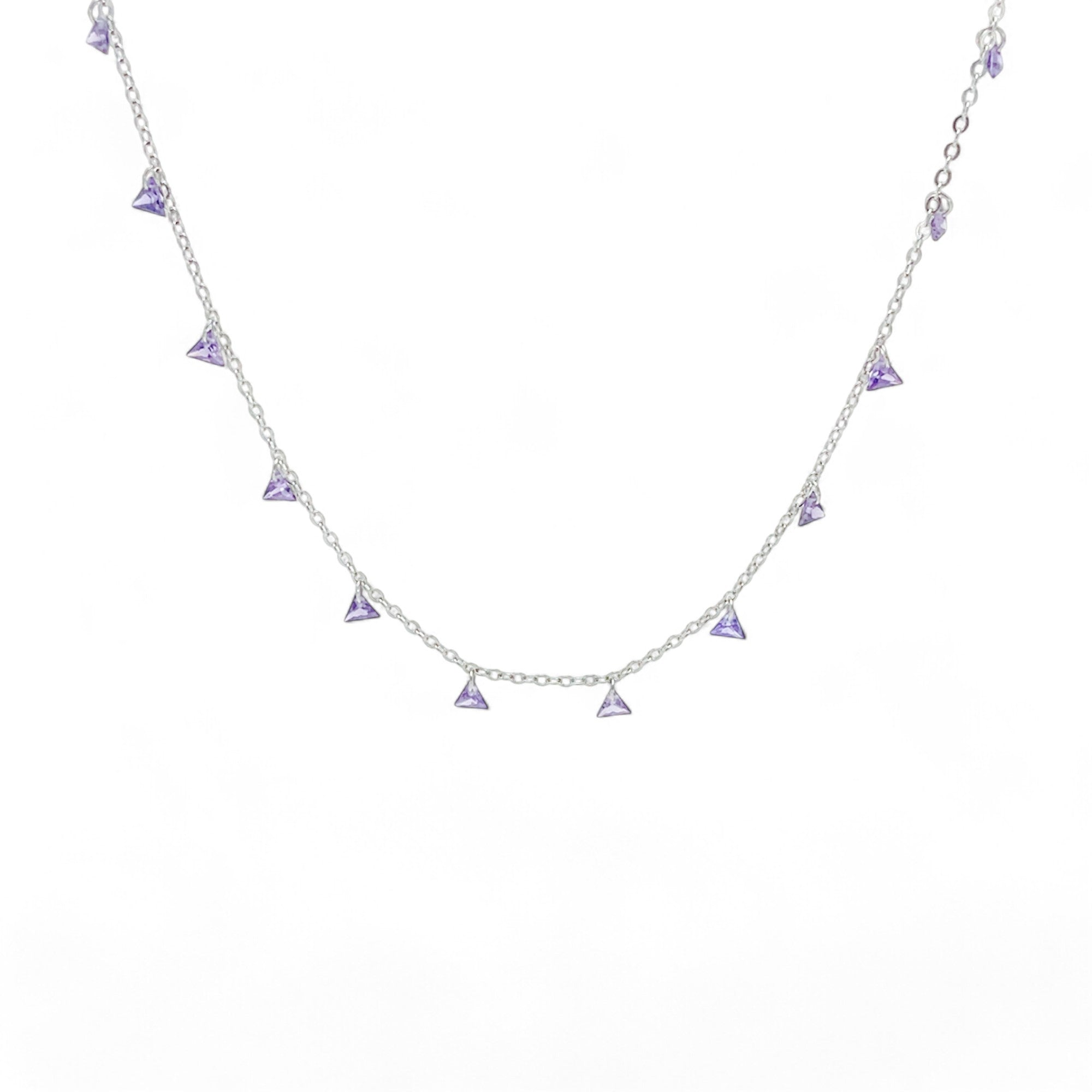 Sylvory 925 Sterling Silver Lavender Dream Necklace