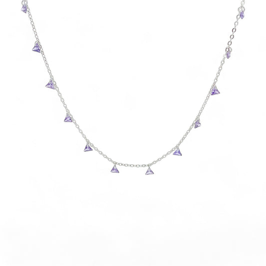 Sylvory 925 Sterling Silver Lavender Dream Necklace