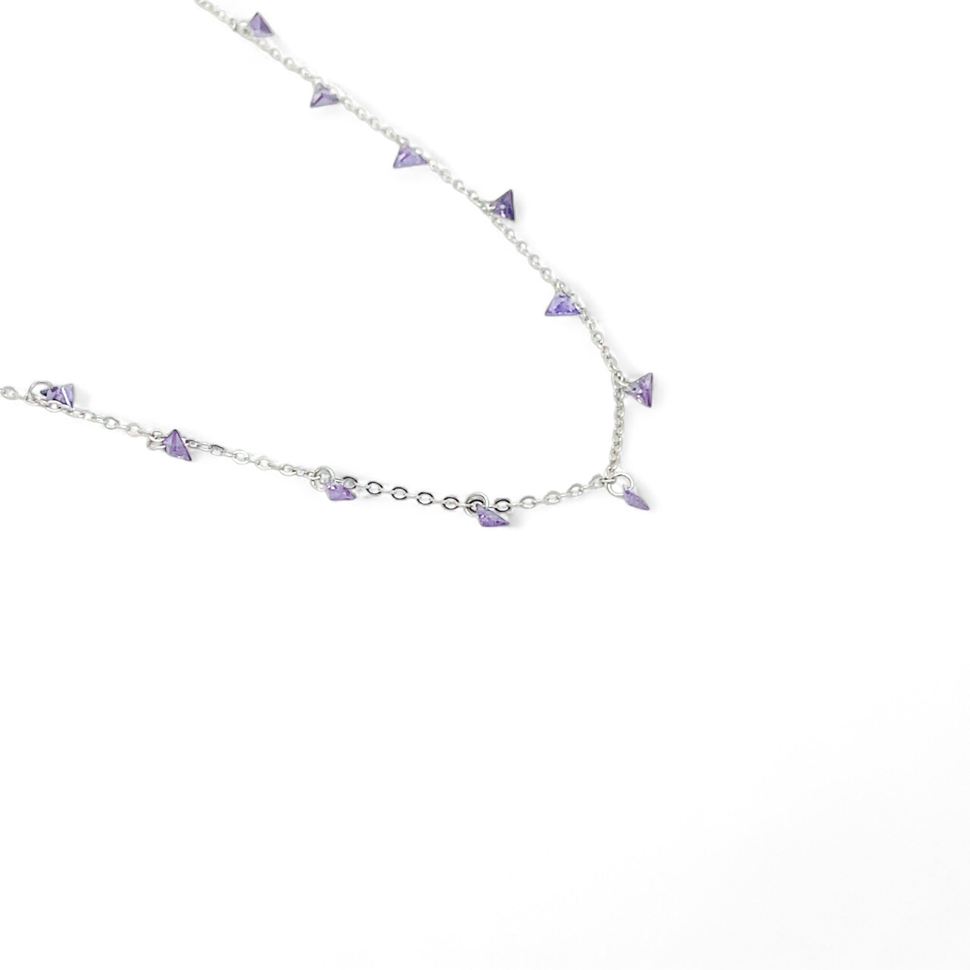 Sylvory 925 Sterling Silver Lavender Dream Necklace