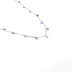 Sylvory 925 Sterling Silver Lavender Dream Necklace