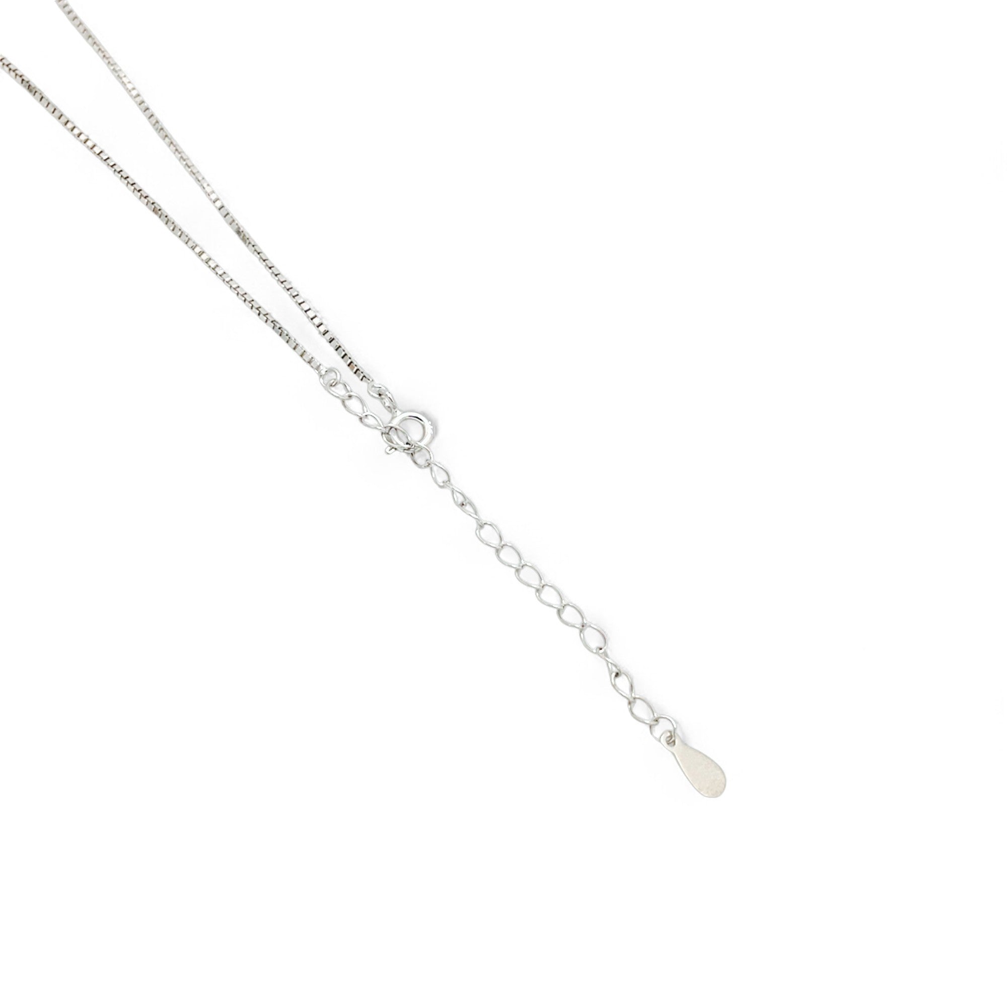 Sylvory 925 Sterling Silver Mystic Prism Necklace