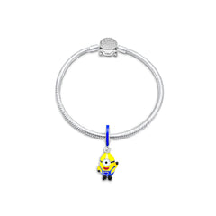 Sylvory 925 Sterling Silver Stuart Minion Charm