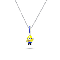 Sylvory 925 Sterling Silver Stuart Minion Charm