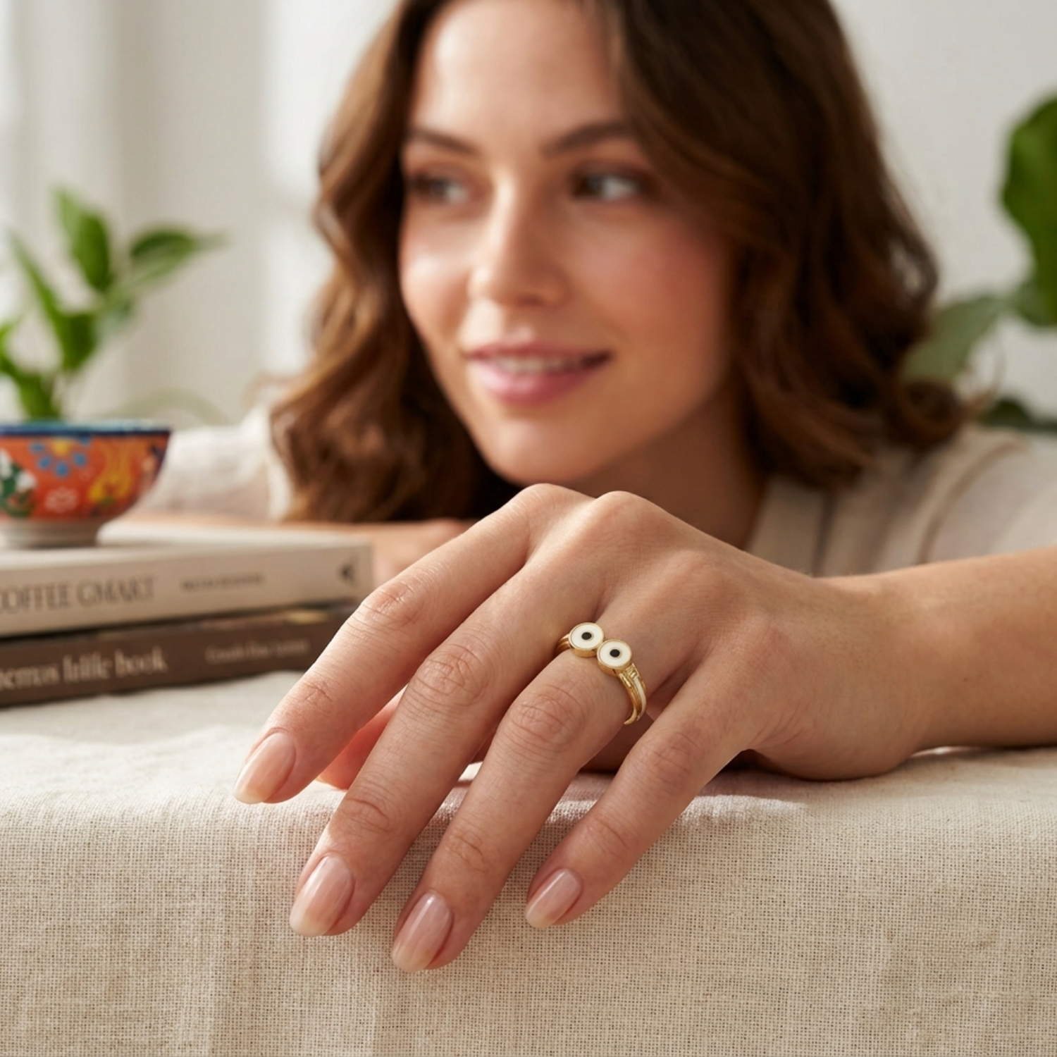 Silver Bob Minion Compact Ring Secondary image