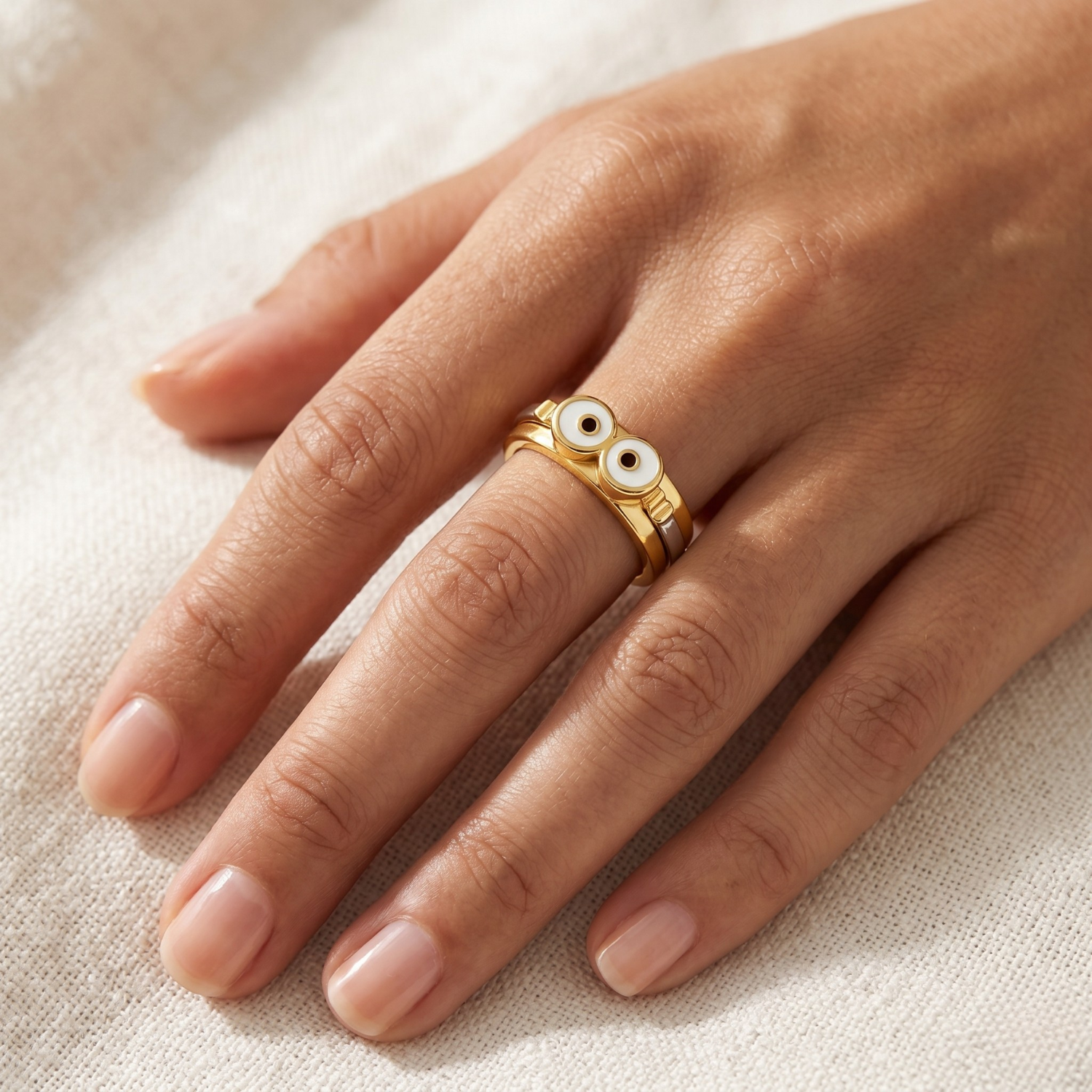 Silver Bob Minion Ring