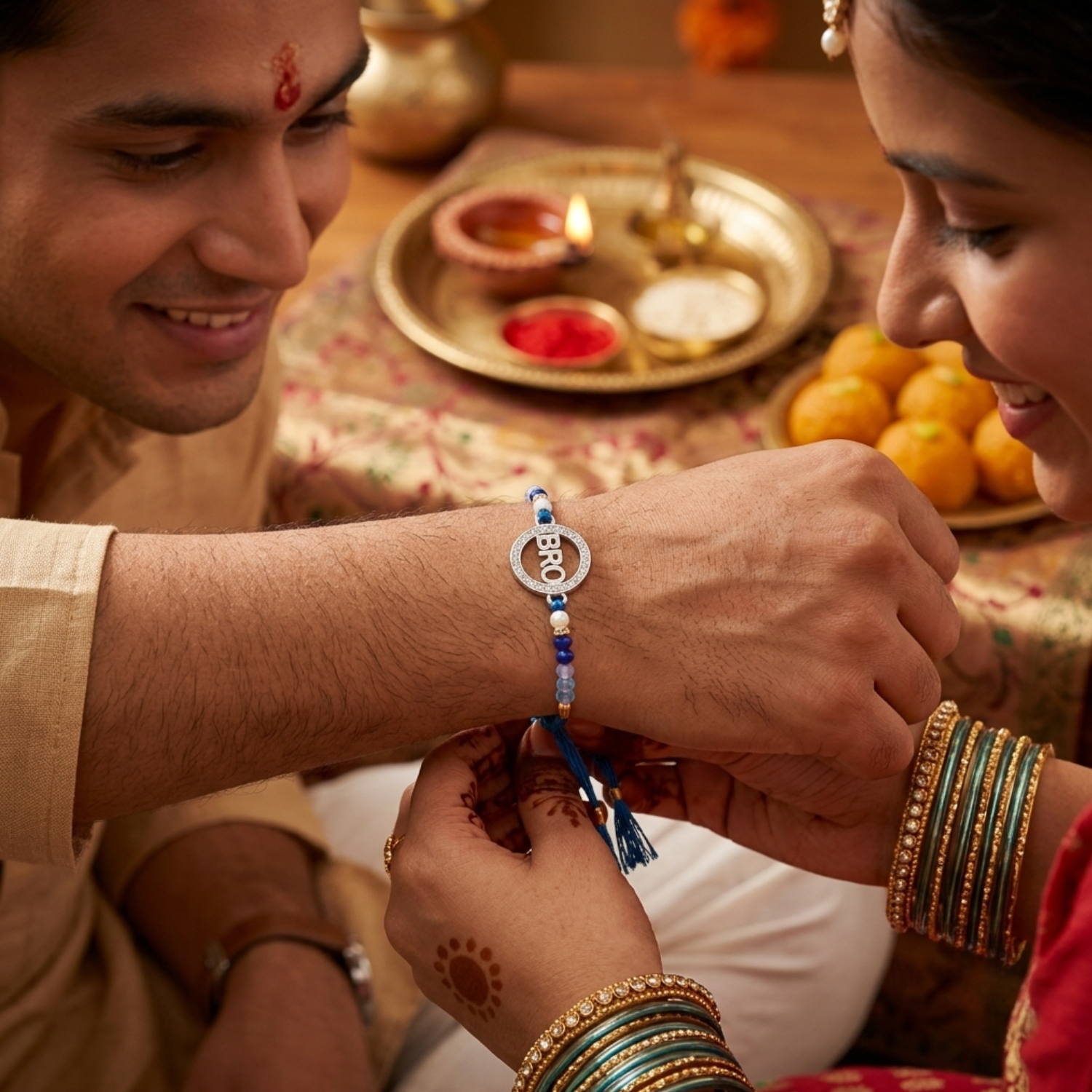 Silver Best Bro Rakhi