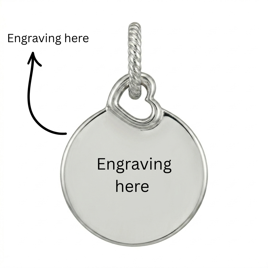 Silver Customized Medallion Charm