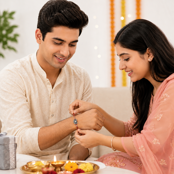 Silver Camera Rakhi
