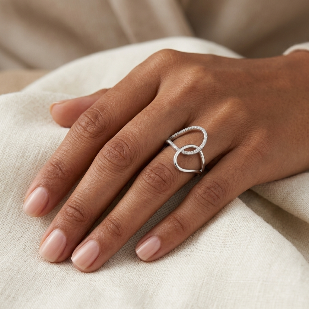 Silver Eternal Connection Ring