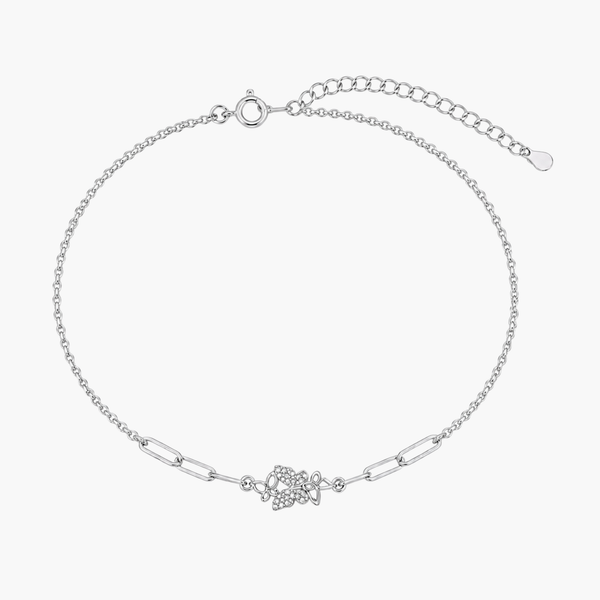 Silver Enchanted Butterfly Bracelet