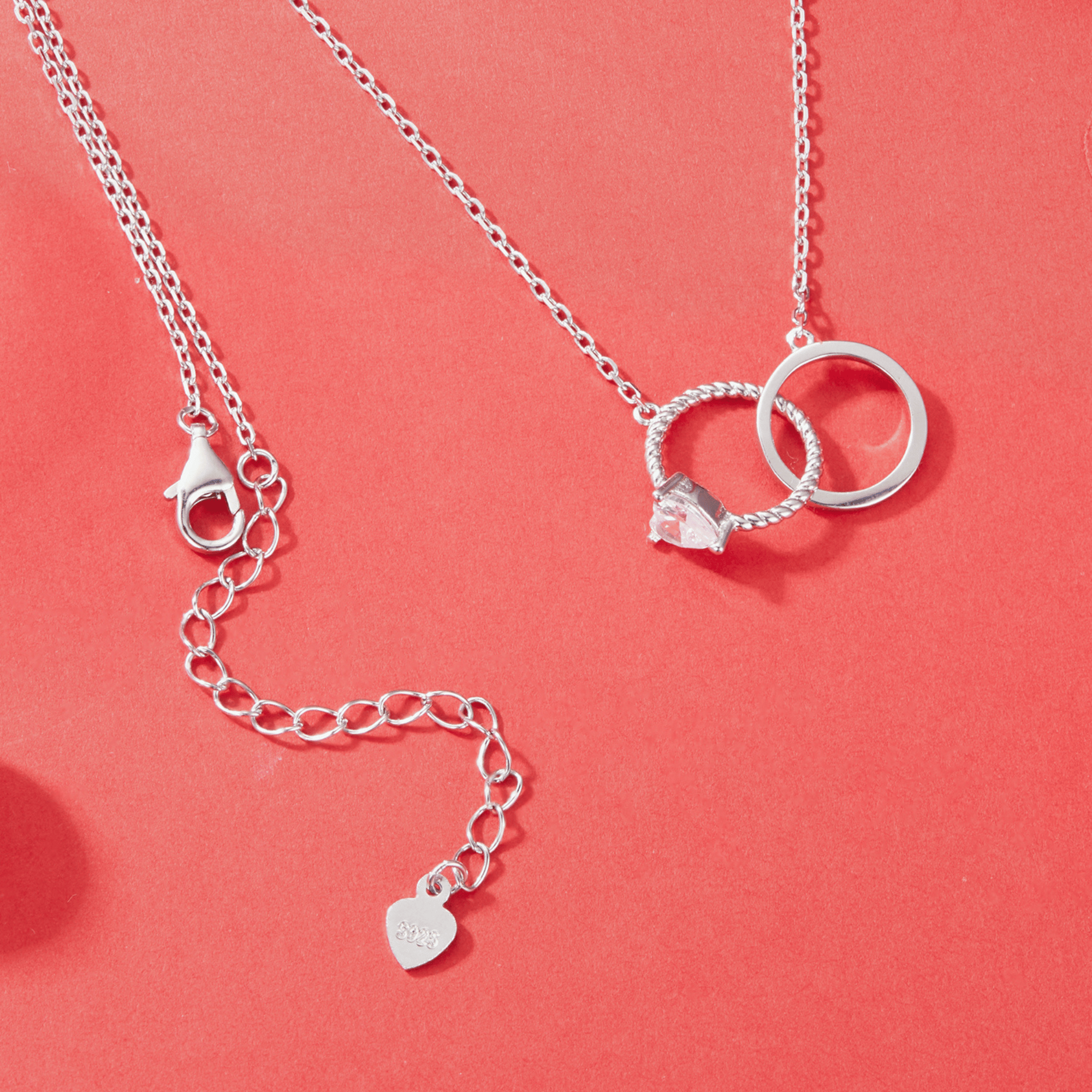 Sylvory 925 Sterling Silver Bound by Love Necklace