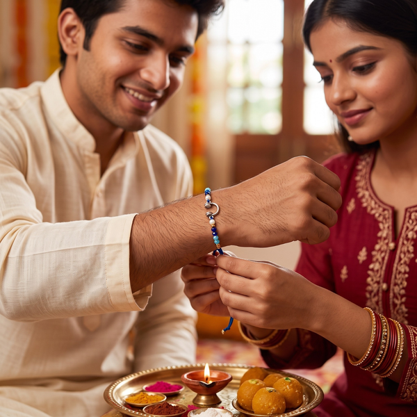 Silver Music Lover Rakhi