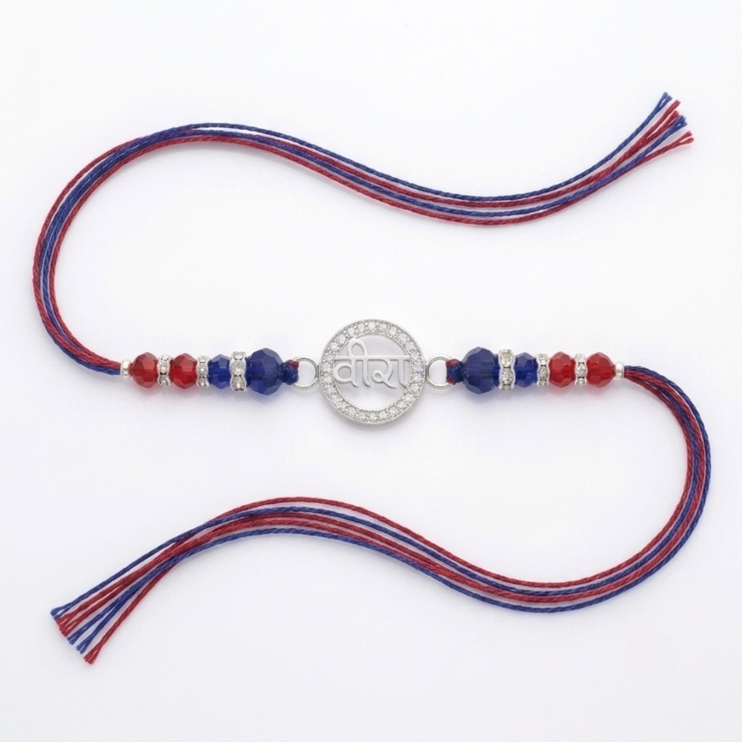 Silver Veer Bhaiya Rakhi