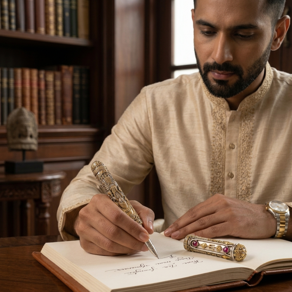 Silver Temple Majesty Pen