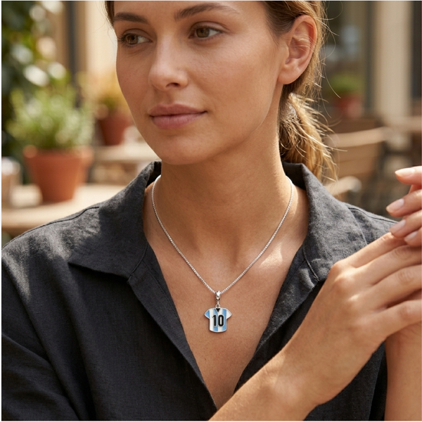 Silver Box Charm Keeper Chain