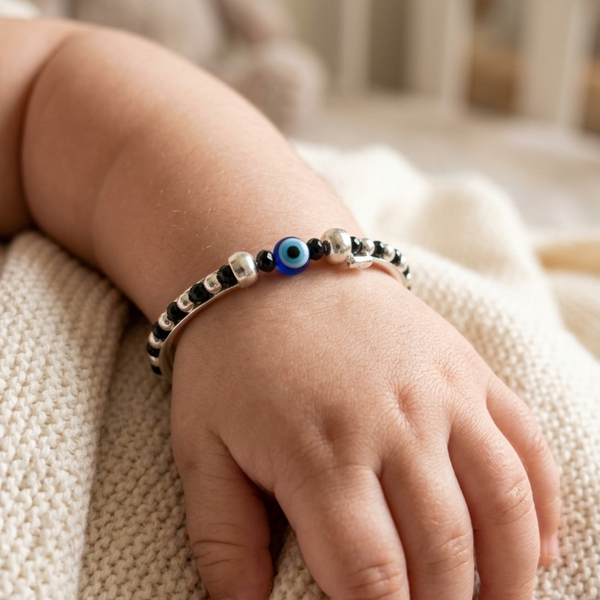 Silver Nazariya Kids Bangle