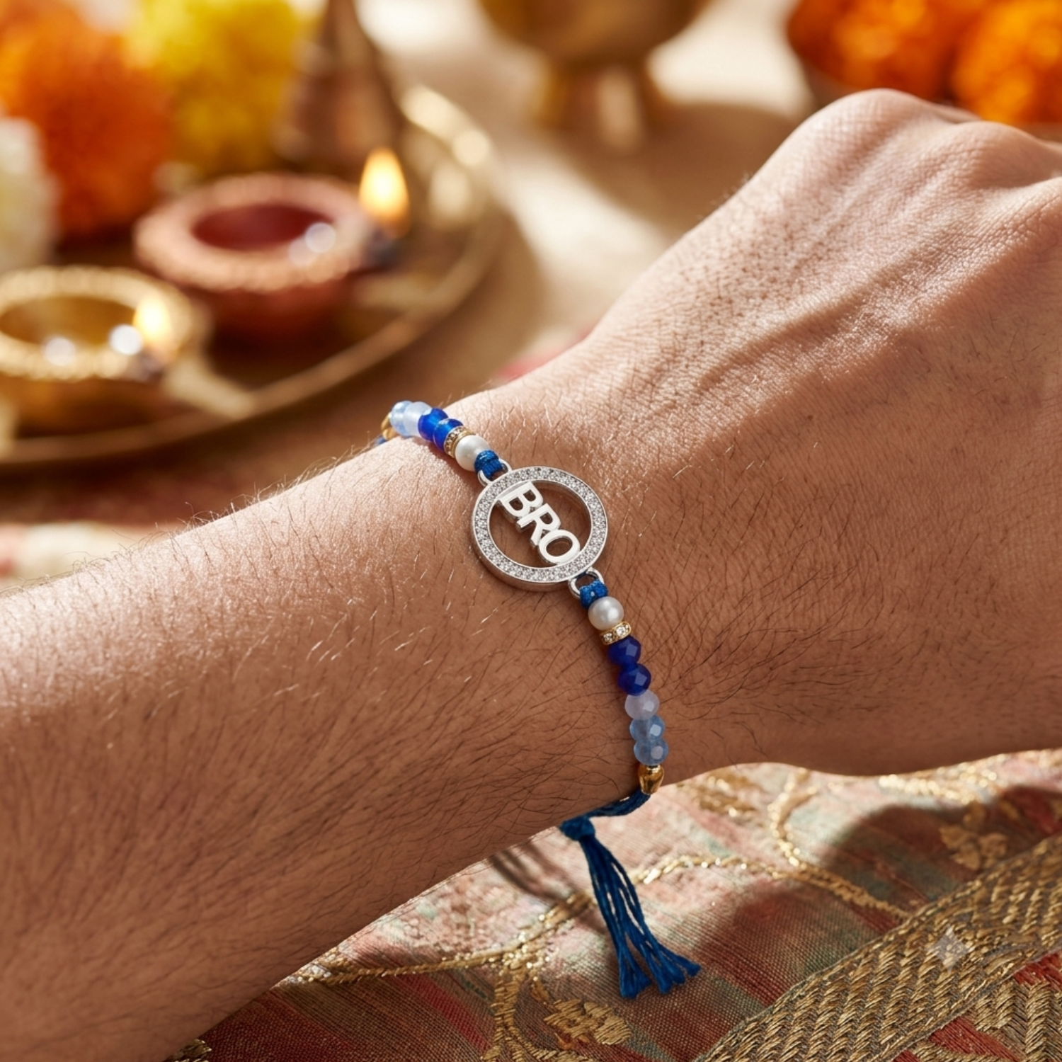 Silver Best Bro Rakhi