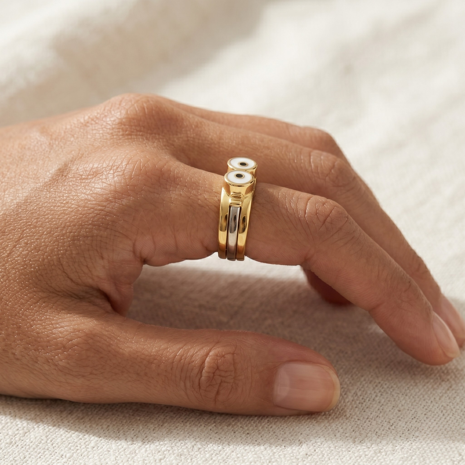 Silver Bob Minion Ring