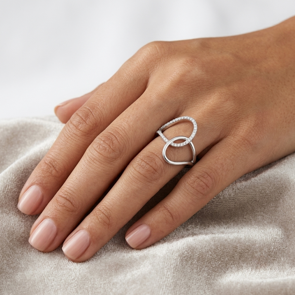 Silver Eternal Connection Ring