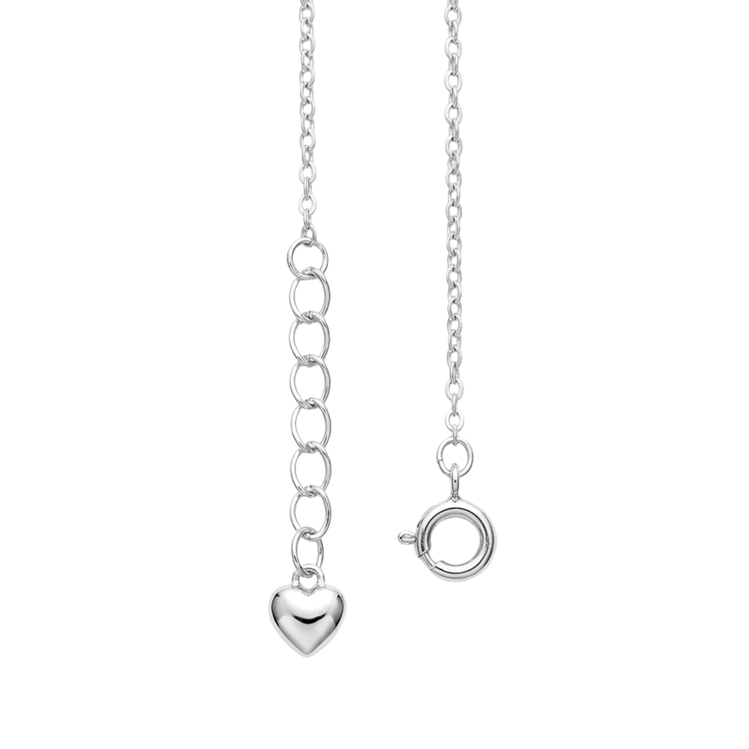 Silver Love in Paris Necklace