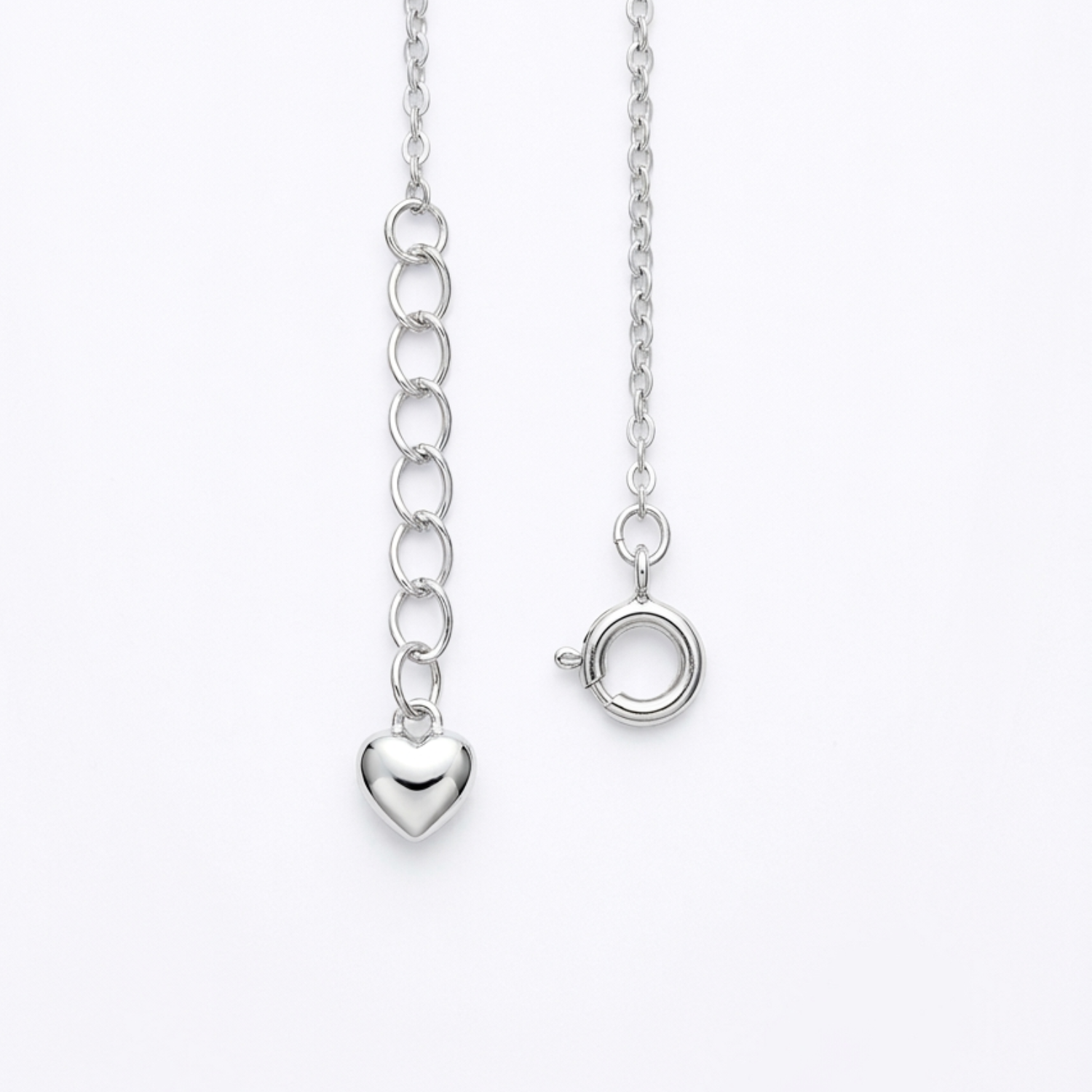 Silver HeartLock Pin necklace