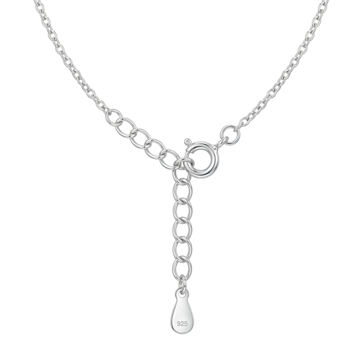 Silver Fluttering Butterflies Necklace