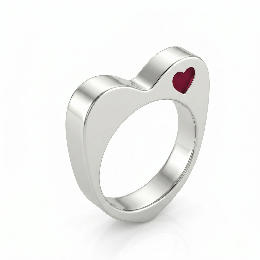 Silver Sweetheart Ring