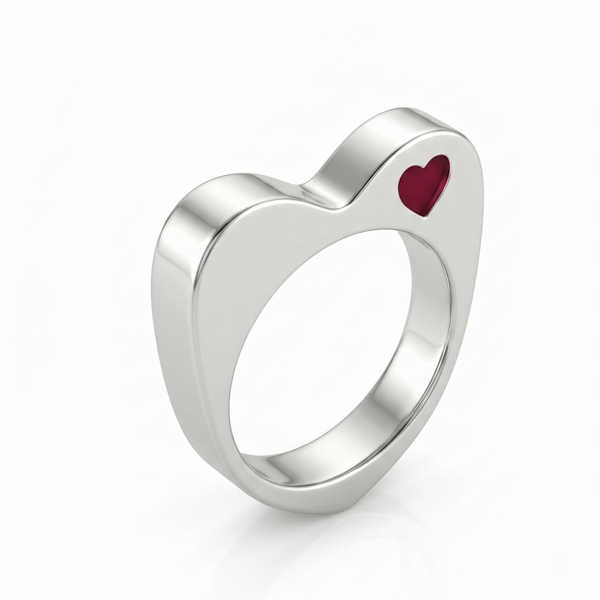 Silver Sweetheart Ring