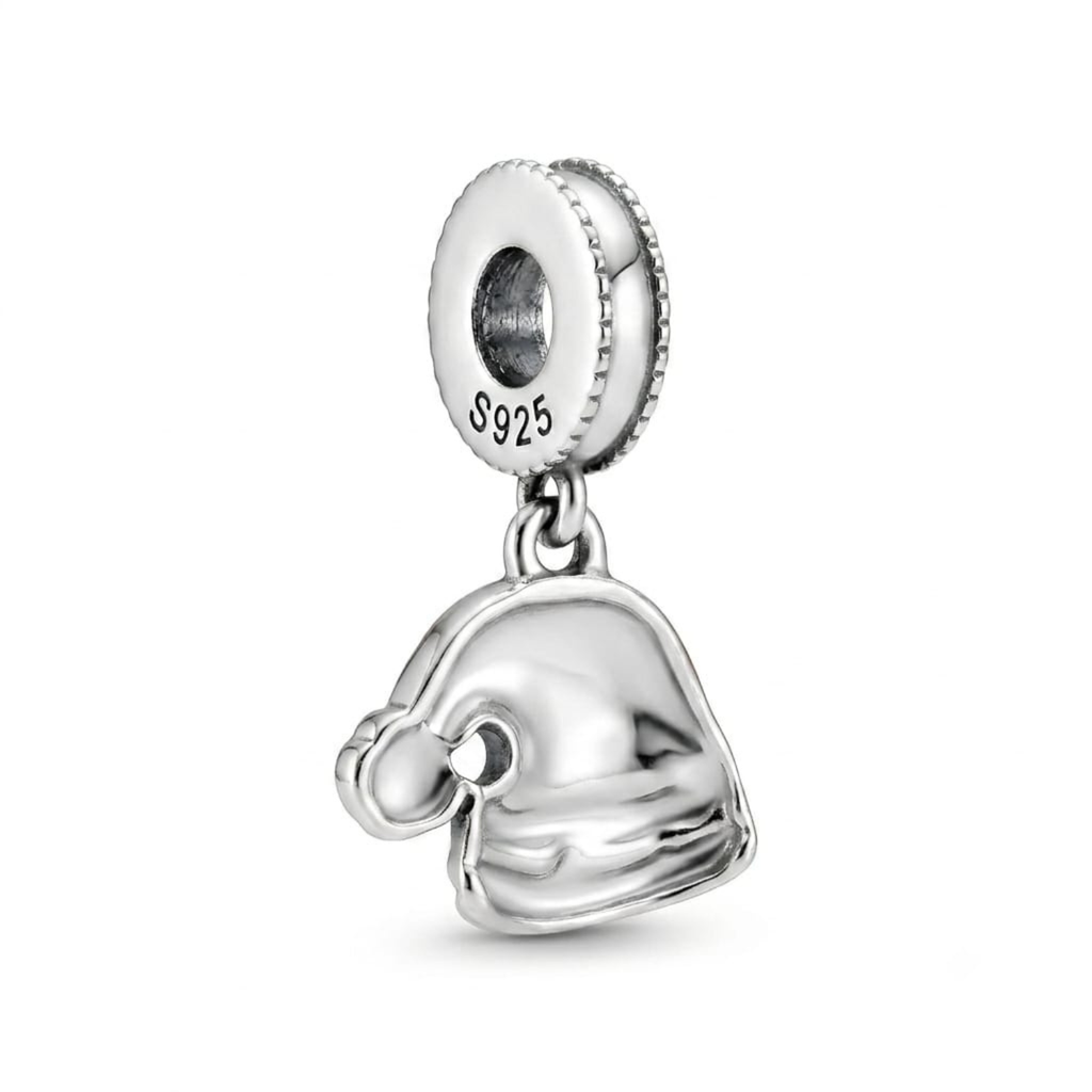 Silver Santa Hat Charm