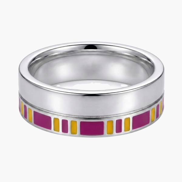 Silver Gryffindor Spirit Band Ring