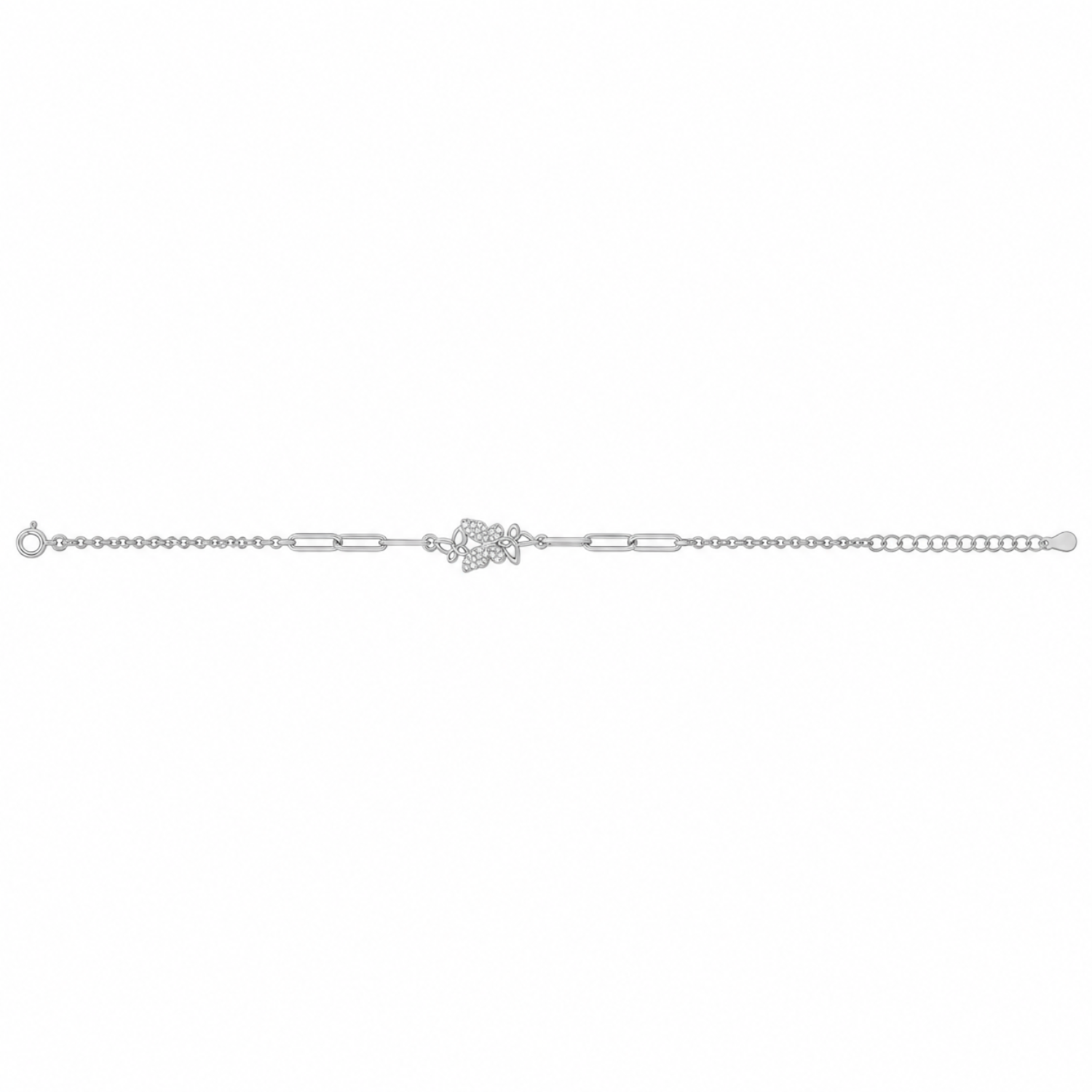 Silver Enchanted Butterfly Bracelet