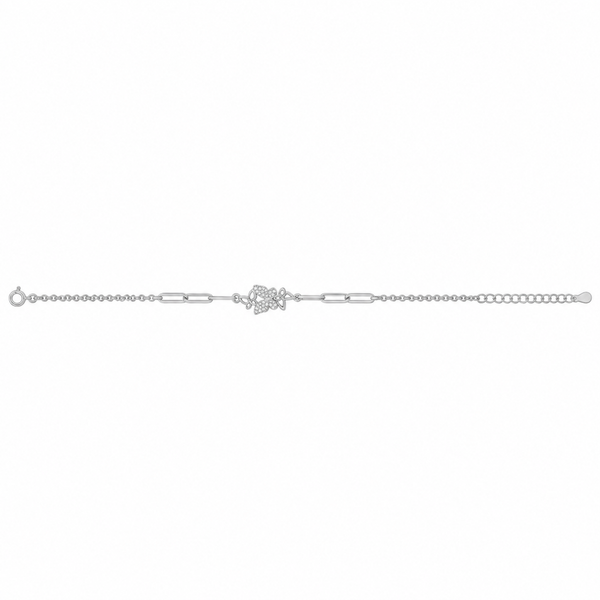 Silver Enchanted Butterfly Bracelet