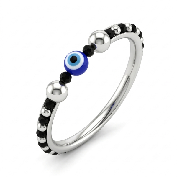 Silver Nazariya Kids Bangle